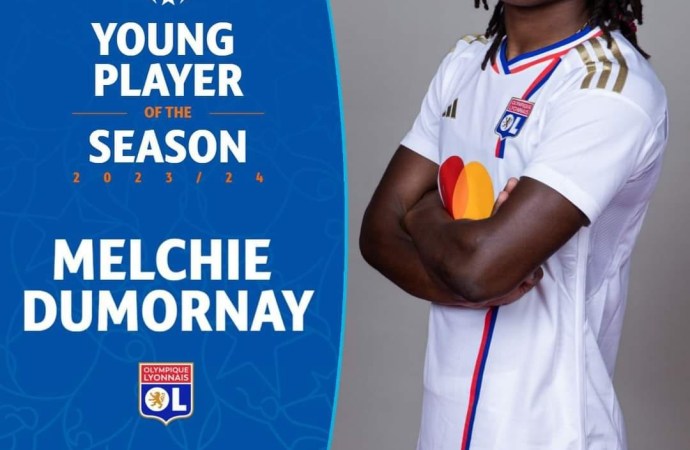 Melchie Daëlle Dumornay sacrée Meilleure Jeune Joueuse de la Ligue des champions féminine 2024
